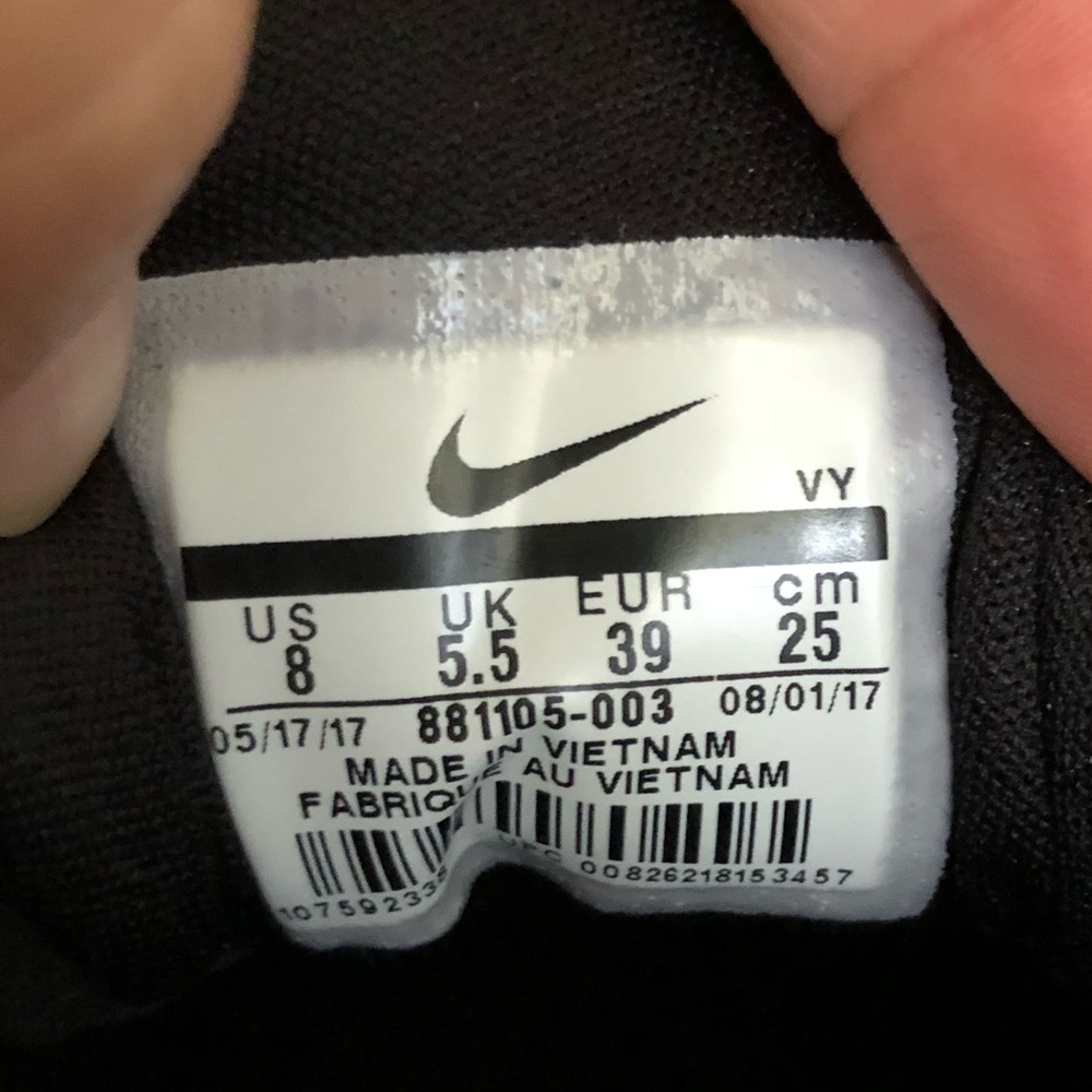 🍀New🍀 NIKE black Air Max 90 SE ~ sz 8 - Picture 7 of 8